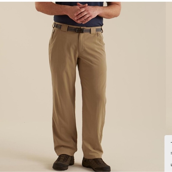 Duluth Trading Dry on the Fly Pants tan outdoor hiking XL long - Picture 1 of 11